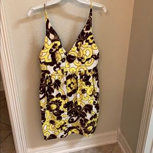 Milly retro print vintage style cocktail dress